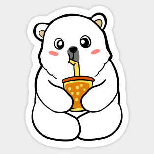 Boba Bear Sticker